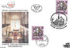 Österreich Österreich FDC 1993 - 6 S - Freim.- Erg.- Wert. - Stifte und Klöster in Österreich - E.-K. SStp. 6914 Hohenweiler, OT.Stp. 6914 -