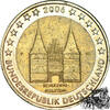 Deutschland 5 x 3,88 Euro 2 Euro 2006 - Holstentor Lübeck -