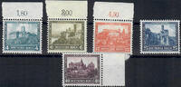 Deutsches Reich * 1932, 4+2 bis 40+40 Pfg - Nothilfe IIV -
