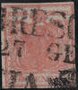 Österreich 1850 o - 15 Centiesimi Handpapier - NR 3 H IIb - rosakarmin -
