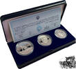 100, 250 und 500 Dinar 100, 250 und 500 Dinar 1984 - Sarajevo - Yugoslawien - im Etui mit Zertifikat -
