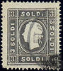 Österreich 1859 o - 3 Soldi - Nr. 7 II b - grauschwarz -