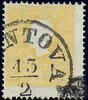 Österreich 1859 o - 2 Soldi - Nr. 6 II a - gelb -