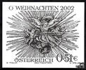 Österreich 2002 **, 0,51 € Weihnachten 2002 - Schwarzdruck, ungezähnt -