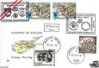 Österreich FDC 2001 - 7 S - Feldpost im Ausland - E.-K. SStp. 8010 Graz, 9010 Klagenfurt, OT.Stp. 1500 Undof Ausbatt und 1503 Au -