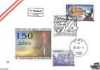 Österreich FDC 2001 - 12 S - 150 Jahre Zentralanstalt für Meteorologie und Geodynamik - E.-K. SStp. 1150 Wien und OT.Stp. 1190 W -