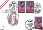 Österreich FDC 2001 - 7 S - 200. Geburtstag von Magier Leopold Ludwig Döbler - E.-K. SStp. 3153 Eschenau an der Traisen und 2x S -