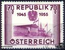 Österreich Österreich o 1955 - 10 Jahre Wiederherstellung der Unabhängigkeit 70 Groschen -