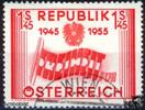 Österreich Österreich o 1955 - 10 Jahre Wiederherstellung der Unabhängigkeit 1,45 Schilling -