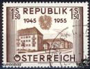 Österreich Österreich o 1955 - 10 Jahre Wiederherstellung der Unabhängigkeit 1,50 Schilling -