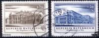 Österreich 1955 o - 1,5 S + 2,4 S - Eröffnung von Burgtheater und Staatsoper - Satz -