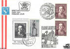 Österreich Österreich FDC 1974 - 2 S - 50. Geburtstag von Franz Anton Maulbertsch - E.-K. SStp. 1010 Wien, 2100 Korneuburg und 7992 Langena -