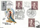 Österreich Österreich FDC 1974 - 2 S - 50. Geburtstag von Franz Anton Maulbertsch - E.-K. SStp. 1010 Wien, 2100 Korneuburg, 7992 Langenarge -