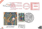 Österreich 2003 FDC, 0,55 € Jahr der Bibel - E.-K. SStp. 4490 St. Florian und AbsFreiStp. 4490 St. Florian bei Linz -