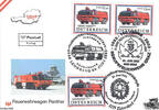 Österreich 2003 FDC, 0,55 € Autos - E.-K. SStp. 4060 Leonding, 8026 Graz und 2225 Zistersdorf (27.06.) -