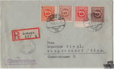 Österreich - Nr. 698+699+705+706 Posthornserie, Besatzungszone 1945 -