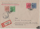 Österreich - Nr. 699+700+702+707 Posthornserie, Besatzungszone 1945 -