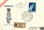Österreich Österreich Brief 1950 - 1,70 S + 40 Gr. - 30-Jahrestag der Kärntner Volksabstimmung - Reko -