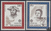 San Marino San Marino 1980 ** - EUROPA, Persönlichkeiten -