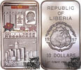 Liberien 10 Dollar 10 Dollar 1997 - Return of Hong Kong to China -