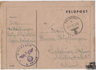 Beleg Feldpost 2. Weltkrieg - siehe Scan -