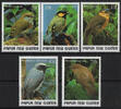 Unbekannt Papua-Neuguinea - Nr. 597-601 ** Vögel -