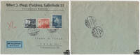 Österreich 3. Reich Ostmark - Nr. 601, 652, 655 1. Rep. / 3. Reich Mischfrankatur -