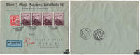 Österreich 3. Reich Ostmark - Nr.598, 645 1. Rep. / 3. Reich Mischfrankatur -