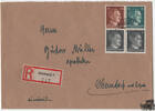 Österreich 3. Reich Ostmark - Nr. 790 u.a. R-Brief Salzburg nach Oberndorf -