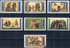 Vereinigte Arabische Emirate Ajman 1967 ** - 1-70 Dh - Gemälde arabischer Meister des 13. Jahrhunderts - Satz -