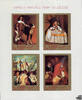Vereinigte Arabische Emirate Ajman 1968 ** - 4 x 2 R - Gemälde des spanischen Malers Diego Rodriguez de Silva y Velázquez (1599–1660) - Block -