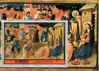 Vereinigte Arabische Emirate Ajman 1972 ** - 1 R - Religiöse Gemälde von Fra Angelico - Block -