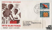 Papua Neuguinea  Papua-Neuguinea 1972 FDC - Konstitutionelle Entwicklung des Landes