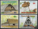 Papua Neuguinea Papua-Neuguinea 1989 ** - Traditionelle Häuser -