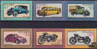 Polen Polen 1987 ** - 10-45 Zł - Autos und Motorräder - Satz -