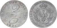 Brandenburg-Preußen 2/3 Taler 1801 Friedrich Wilhem III. 1797-1840 -