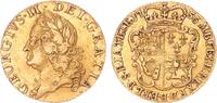 Großbritannien 1/2 Guinea 1756 London Geoge II. 1727-1760 -