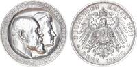 Württemberg 3 Mark 1911 mit hohem H König Wilhelm II. 1891-1918 -