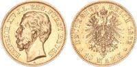Reuss 10 Mark 1882 Fürst Heinrich XIV. 1867-1913 vz mit leichter Goldpat... 12500,00 EUR  Excl. 10,00 EUR Verzending