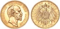 Anhalt 10 Mark 1896 Friedrich I. 1871-1904 AU etwas geputzt
