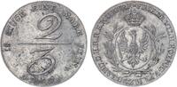 Brandenburg-Preußen 2/3 Taler 1797 Berlin Friedrich Wilhelm III. 1797-1840 -