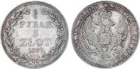 Russland 30 Kopeken 1835 + 3/4 Rubel 1837 Warschau Zar Nikolaus II. 1825-1855 -