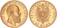 Sachsen-Meiningen 20 Mark 1882 Herzog Georg II. 1866-1914 -