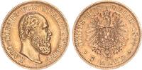 Württemberg 5 Mark 1877 König Karl 1864-1891 -