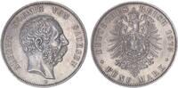Sachsen 5 Mark 1875 König Albert 1873-1902 vz+ mit leichter Patina 1275,00 EUR  Excl. 10,00 EUR Verzending