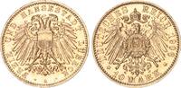 Lübeck 10 Mark 1906 Freie und Hansestadt Lübeck vz-st 2750,00 EUR  Excl. 10,00 EUR Verzending