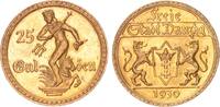 Danzig 25 Gulden 1930 Freie Stadt Danzig vz-st mit leichter Goldpatina 4500,00 EUR  Excl. 10,00 EUR Verzending