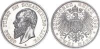 Schaumburg-Lippe 2 Mark 1898 Fürst Albrecht Georg 1893-1911 vz-st 850,00 EUR  Excl. 10,00 EUR Verzending
