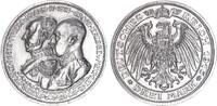 Mecklenburg-Schwerin 3 Mark 1915 Großherzog Friedrich Franz IV. 1897-191... 275,00 EUR  Excl. 13,99 EUR Verzending