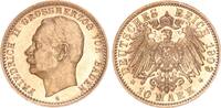 Baden 10 Mark 1909 Großherzog Friedrich II. 1907-1918 Prachtexemplar, fa... 1250,00 EUR  Excl. 10,00 EUR Verzending